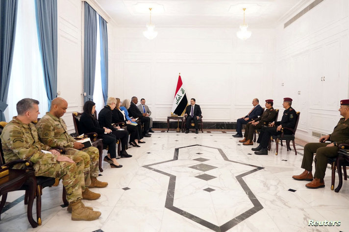 أوستن التقى في بغداد رئيس الحكومة العراقية