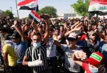 صورة تظاهرات في الناصرية ومدن عراقية احتجاجا على عمليات اغتيال الناشطين